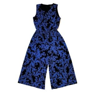 Roz & Ali Floral Sleeveless Wide Leg Jumpsuit 10